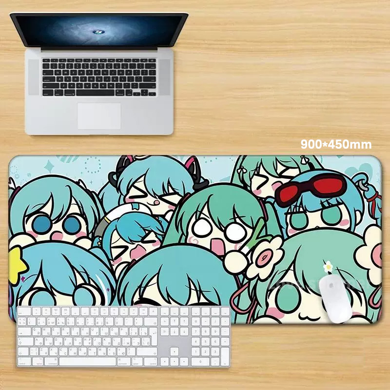 Pc Gaming Hatsune Miku - Tappetino per mouse Anime, tappetino per