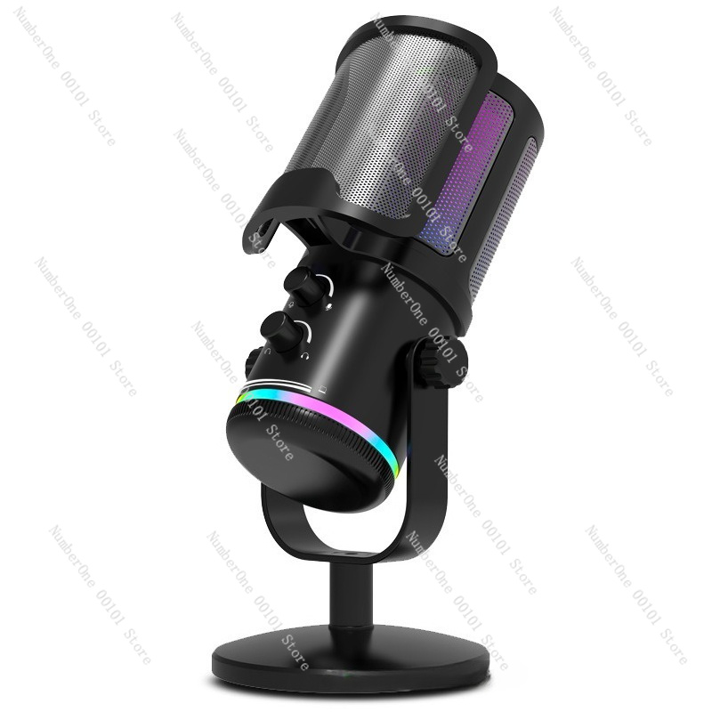 Gaming Microphone - Microfono a condensatore USB RGB da