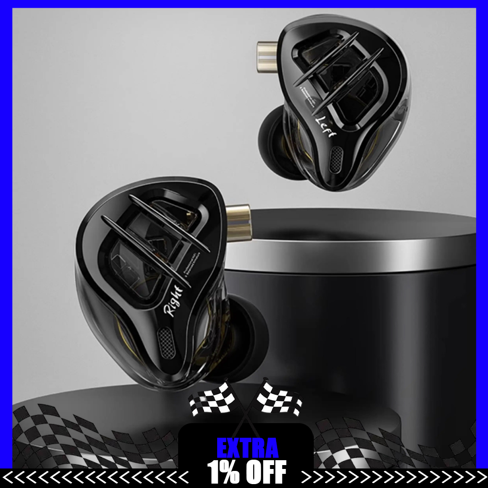 Pc Gaming Earbuds - KZ ZAR Cuffie In-ear Ibride con