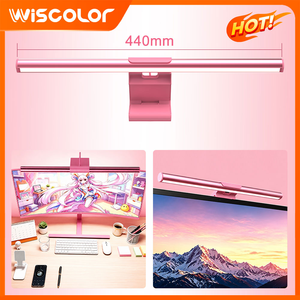 Pc Gaming Pink - Barra Luminosa LED per Monitor, Luci