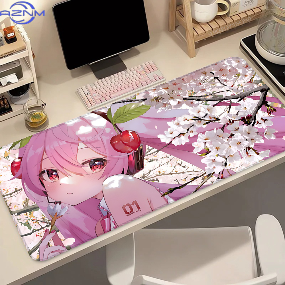 Pc Gaming Hatsune Miku - H-Hatsune M-Miku Rosa Sakura Kawaii Grande