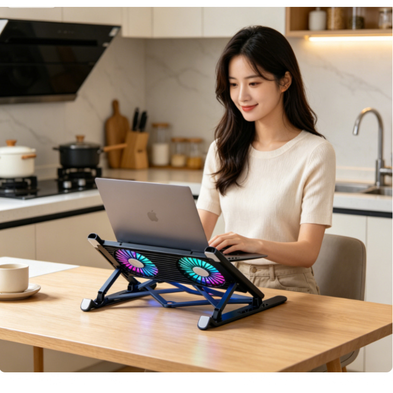 Laptop Cooling Pad - Nuovo Supporto Raffreddante per Laptop Pieghevole,