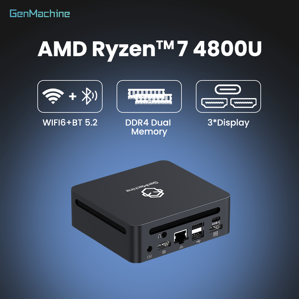 Pc Gaming Ryzen - Mini PC GenMachine AMD Ryzen 7