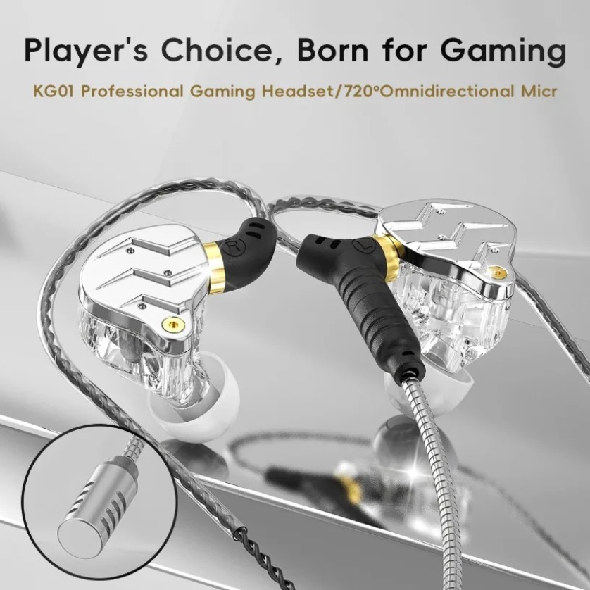 Auricolari con microfono cabla - Pc Gaming Earbuds recensione e prezzo