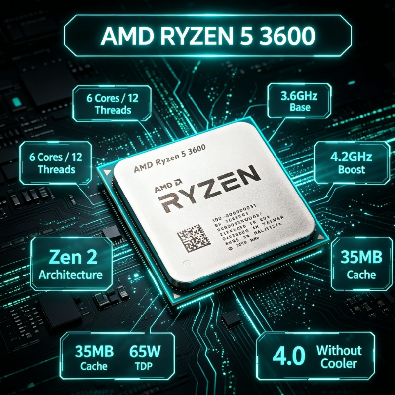 Processore AMD Ryzen R5 3600 p - Pc Gaming Ryzen recensione e prezzo