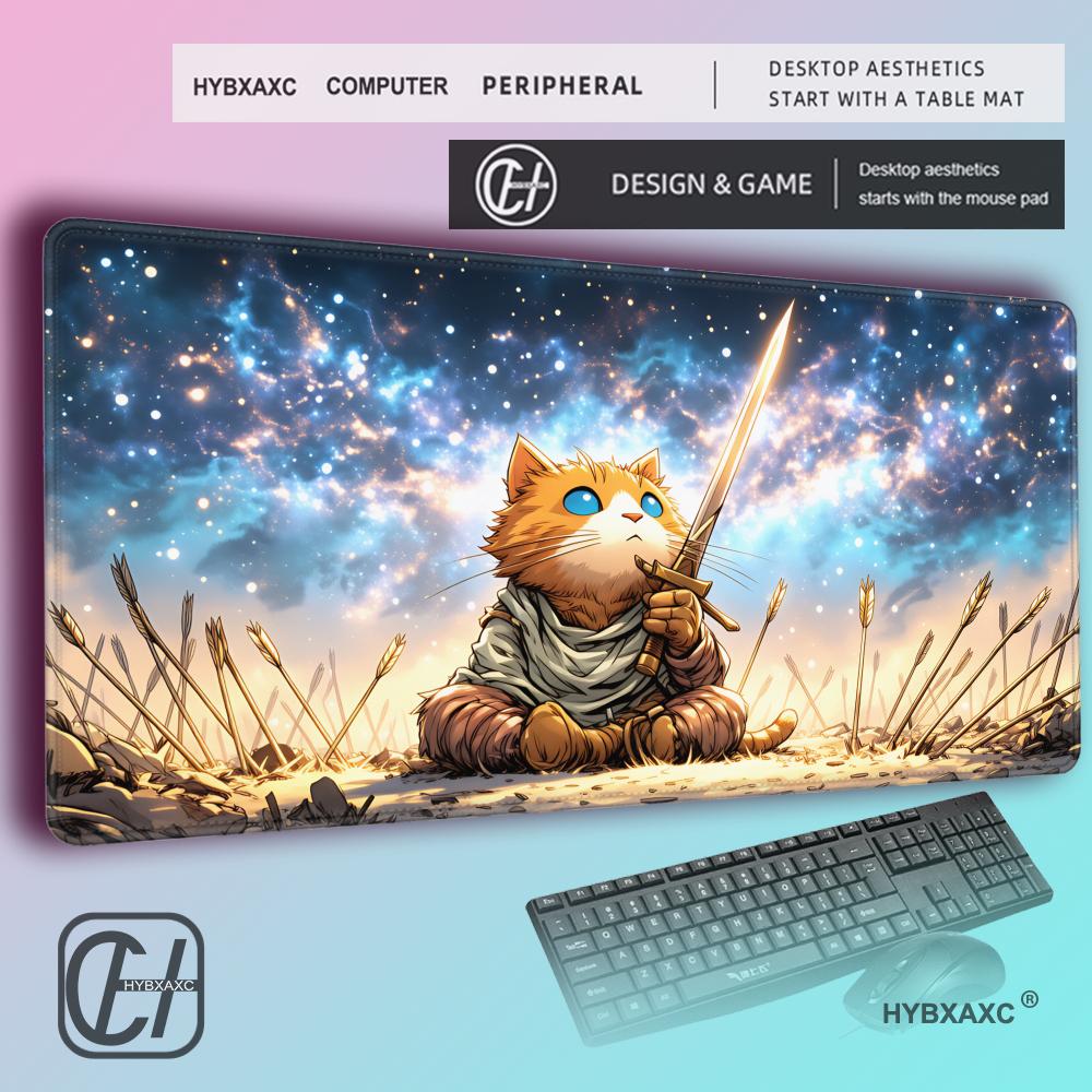 HYBXAXC Orange Cat Warrior Tap - Pc Gaming Orange recensione e prezzo