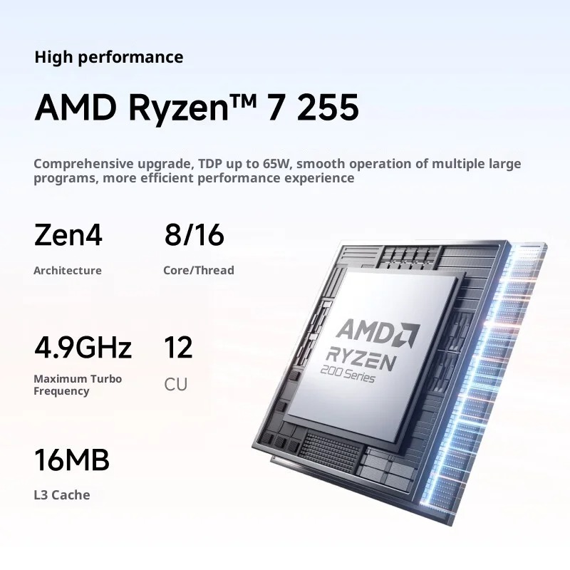 MINISFORUM X1-255: AMD Ryzen 7 - Pc Gaming Ryzen recensione e prezzo