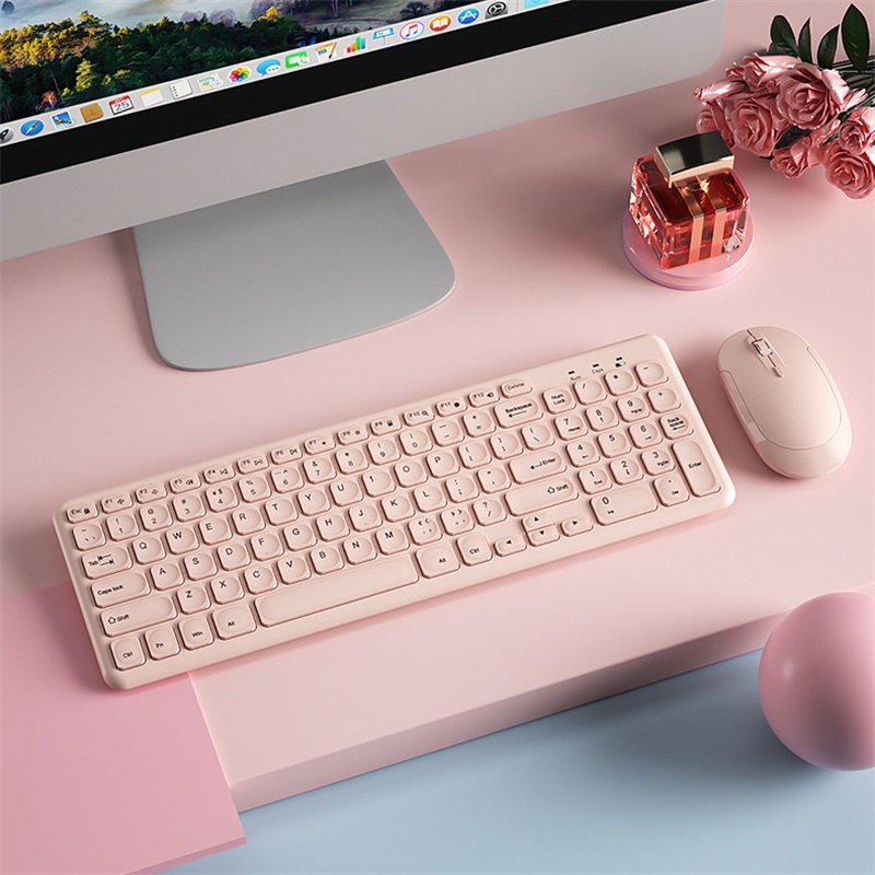 Tastiera e mouse wireless alla - Pc Gaming Pink recensione e prezzo