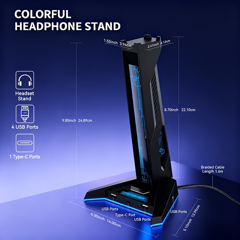 Supporto per cuffie da gioco R - Usb Hub Gaming recensione e prezzo