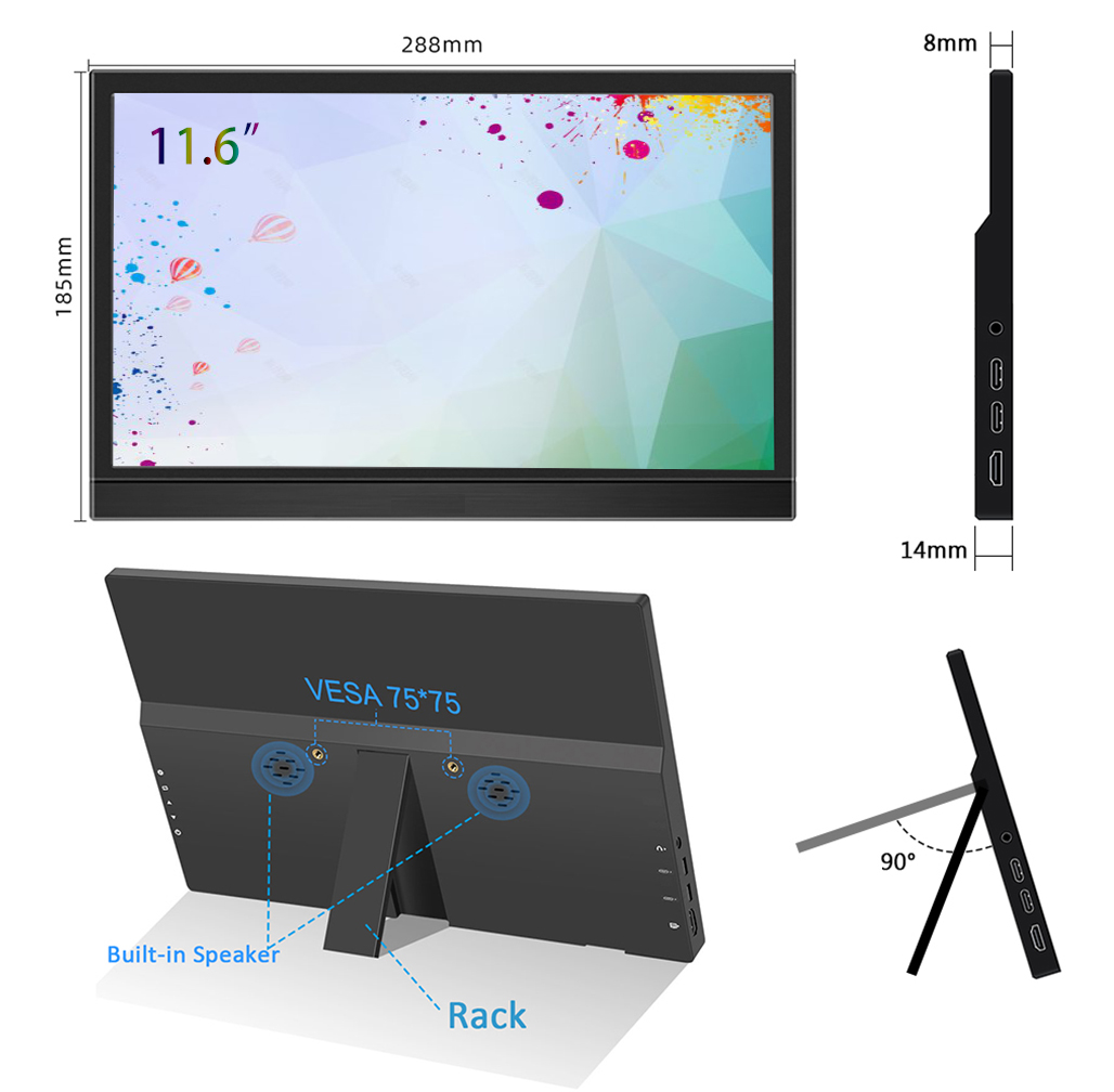 Monitor portatile da 11,6 poll - Pc Gaming On Mobile recensione e prezzo