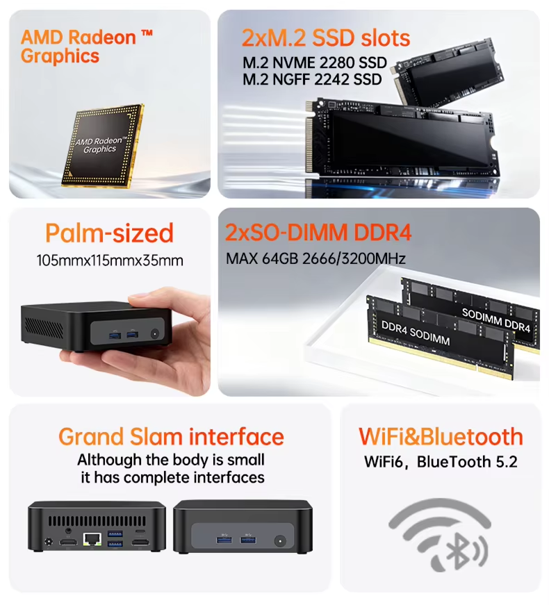 Mini PC da Gaming AMD Ryzen 3  - Pc Gaming Ryzen recensione e prezzo