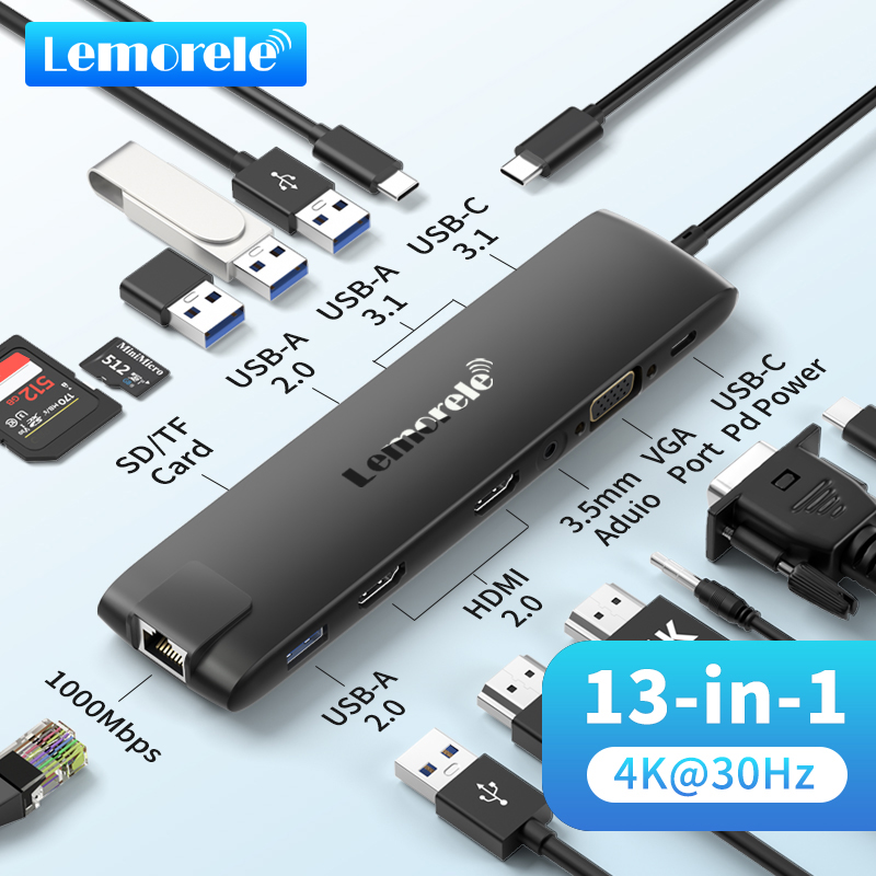 Lemorele TC96 Hub USB USB 3.1  - Usb Hub Gaming recensione e prezzo
