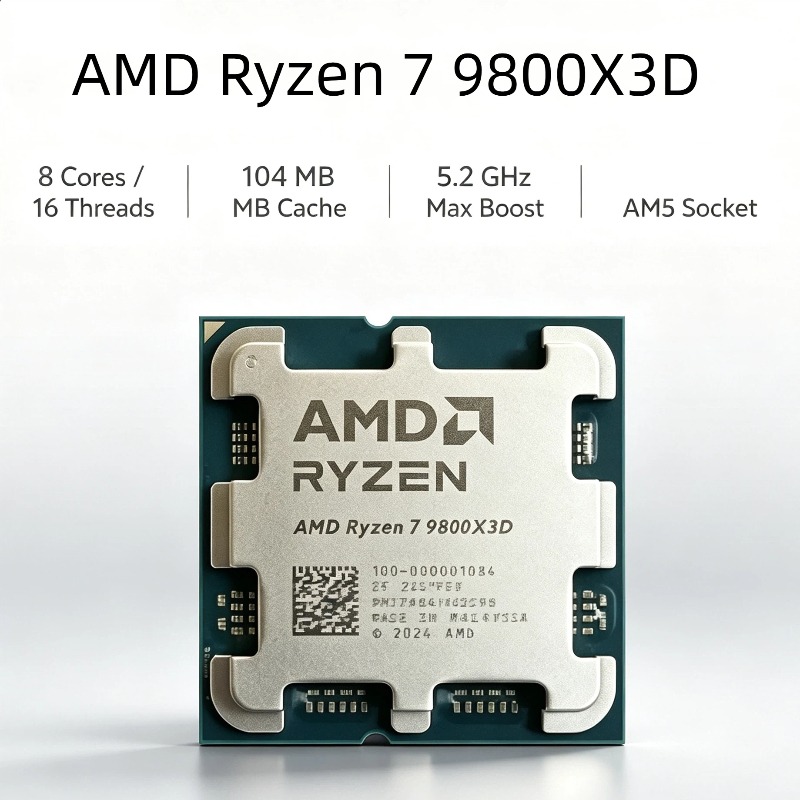 AMD Ryzen 7 9800X3D CPU per Cr - Pc Gaming Ryzen recensione e prezzo