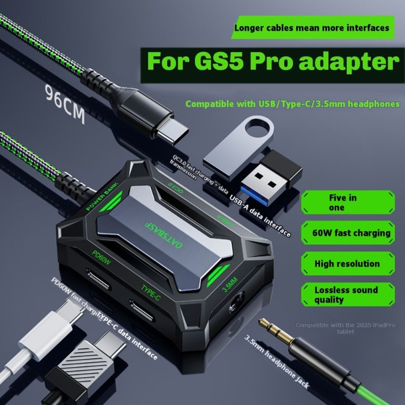 Hub Adattatore Gaming 5-in-1 O - Usb Hub Gaming recensione e prezzo