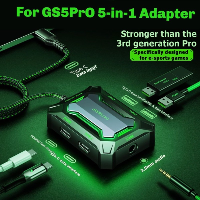 Hub Adattatore Gaming 5-in-1 O - Usb Hub Gaming recensione e prezzo